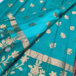 Buy Kota Do, ria Saree Online, KotaDoria, Silk SareesKota Doria Silk Saree Heavy Border Running blouse TwTwZZ